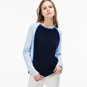 New with tags Lacoste blue navy sweater pullover